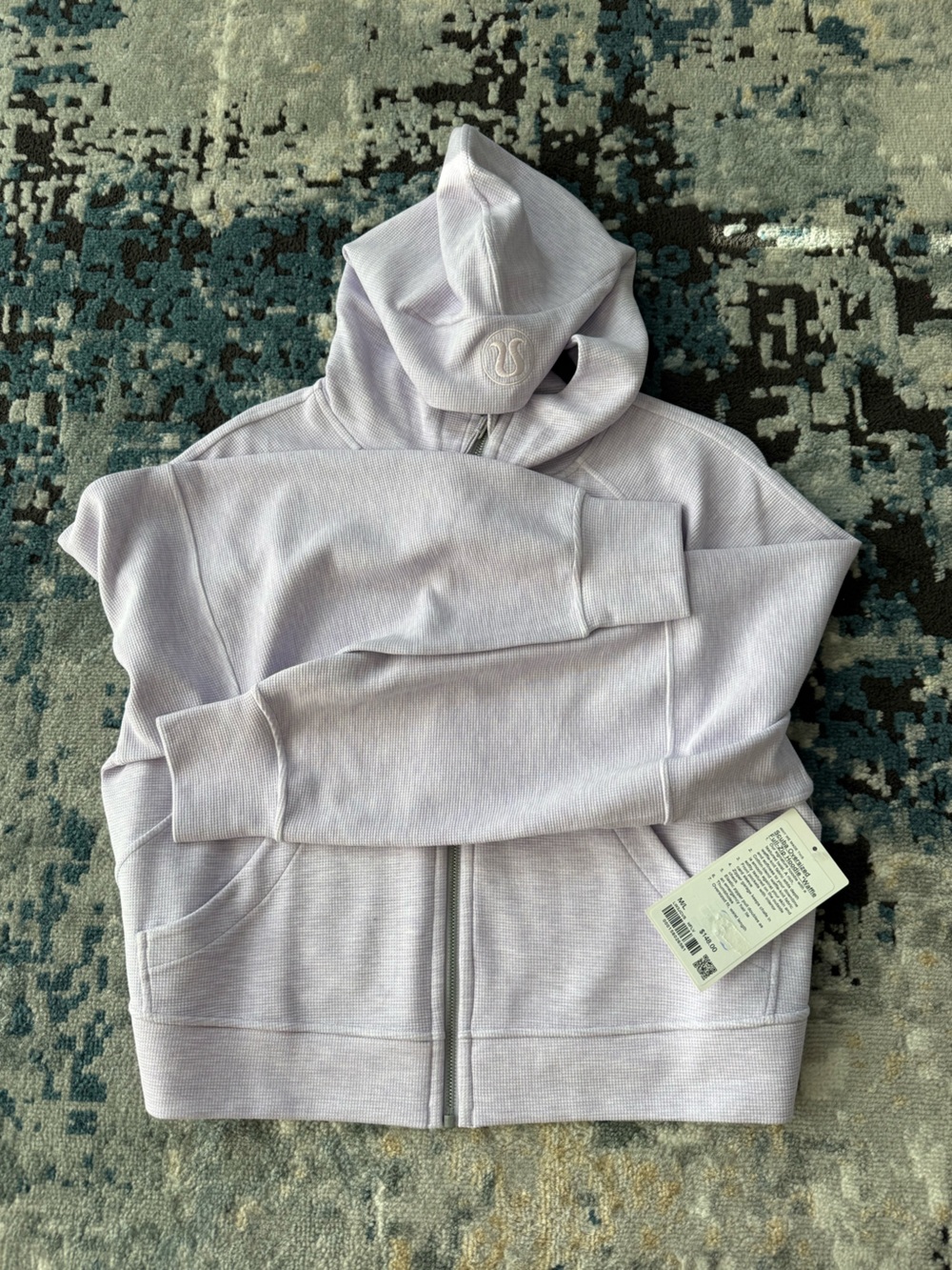 NWT Lululemon Heathered Lavender Scuba Full Zip Hoodie